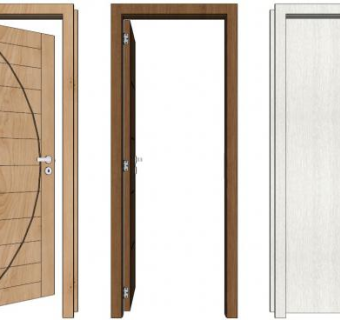 宿舍门su模型下载_sketchup草图大师SKP模型