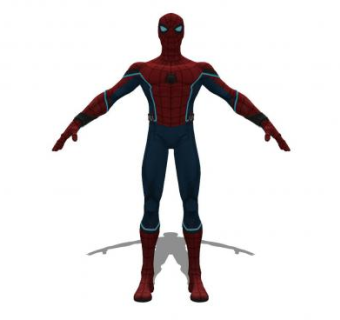 超级英雄蜘蛛侠SU模型下载_sketchup草图大师SKP模型