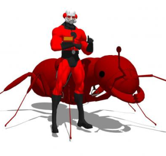 超级英雄蚁人SU模型下载_sketchup草图大师SKP模型