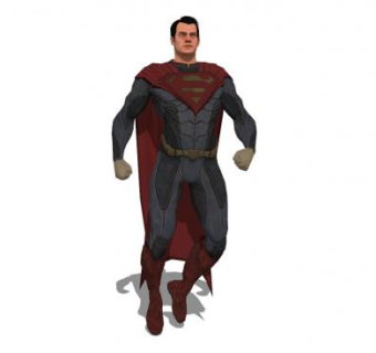 超级英雄超人SU模型下载_sketchup草图大师SKP模型