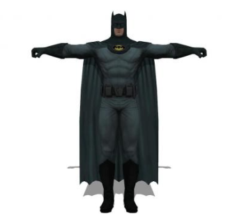 蝙蝠侠英雄SU模型下载_sketchup草图大师SKP模型