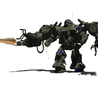 现代机器人SU模型下载_sketchup草图大师SKP模型