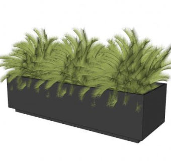 花箱植物sketchup模型下载_sketchup草图大师SKP模型