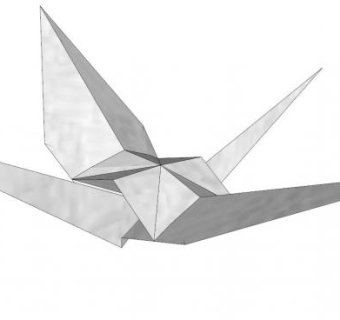 折纸su模型下载_sketchup草图大师SKP模型