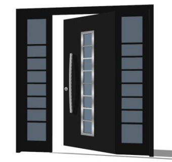 办公室大门su模型下载_sketchup草图大师SKP模型