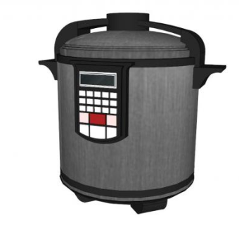 电饭煲su模型下载_sketchup草图大师SKP模型