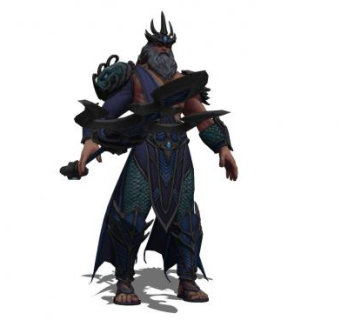 蛮王人物SU模型下载_sketchup草图大师SKP模型