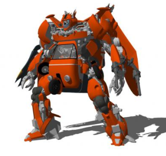 现代变形金刚sketchup模型下载_sketchup草图大师SKP模型