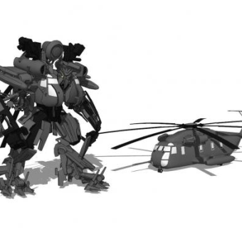 变形金刚眩晕SU模型下载_sketchup草图大师SKP模型