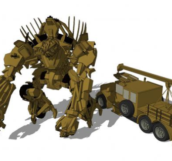 变形金刚人物sketchup模型下载_sketchup草图大师SKP模型