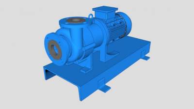 磁驱动离心泵SU模型_su模型下载 草图大师模型_SKP模型