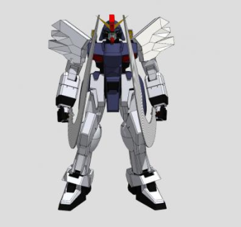 机动战士高达SU模型下载_sketchup草图大师SKP模型