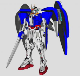 高达系列人物SU模型下载_sketchup草图大师SKP模型