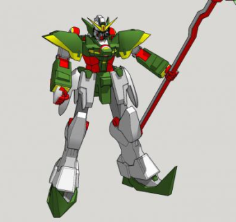 高达系列机器人SU模型下载_sketchup草图大师SKP模型