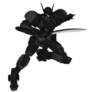 黑色机体高达SU模型下载_sketchup草图大师SKP模型