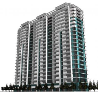 高楼su模型下载_sketchup草图大师SKP模型