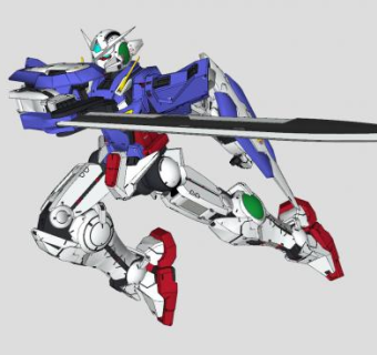 高达形态SU模型下载_sketchup草图大师SKP模型