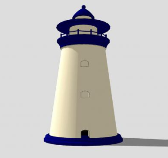 瞭望塔SU模型下载_sketchup草图大师SKP模型