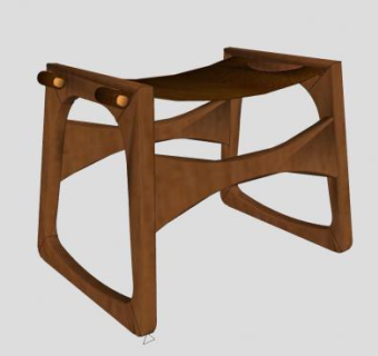 皮凳子SU模型下载_sketchup草图大师SKP模型