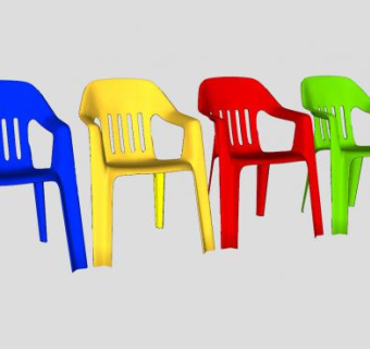 塑料坐凳SU模型下载_sketchup草图大师SKP模型