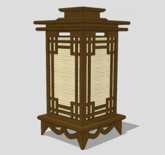 古典灯su模型下载_sketchup草图大师SKP模型