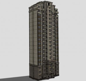 建筑单体su模型下载_sketchup草图大师SKP模型