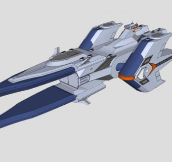 高达机体圆形SU模型下载_sketchup草图大师SKP模型