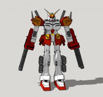 高达系列机体sketchup模型下载_sketchup草图大师SKP模型