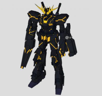 黑色高达机体系列SU模型下载_sketchup草图大师SKP模型