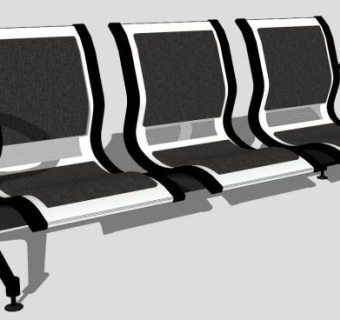 观众座椅su模型下载_sketchup草图大师SKP模型