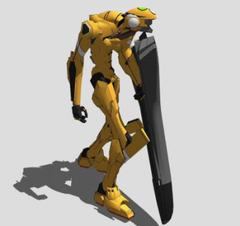 EVA零号机机体SU模型下载_sketchup草图大师SKP模型