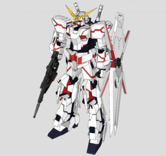 现代高达机体sketchup模型下载_sketchup草图大师SKP模型