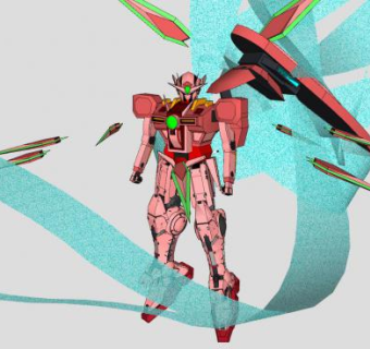 高达型号机器人sketchup模型下载_sketchup草图大师SKP模型