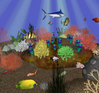 海洋类生物su模型下载_sketchup草图大师SKP模型