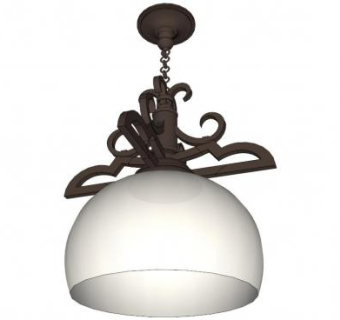 复古灯具su模型下载_sketchup草图大师SKP模型