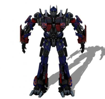 擎天柱变形金刚SU模型下载_sketchup草图大师SKP模型