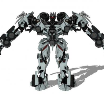 现代变形金刚汽车人SU模型下载_sketchup草图大师SKP模型