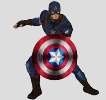 美国队长SU模型下载_sketchup草图大师SKP模型