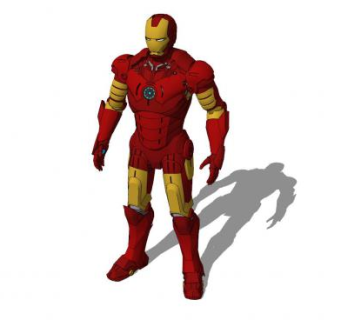 钢铁侠人物sketchup模型下载_sketchup草图大师SKP模型