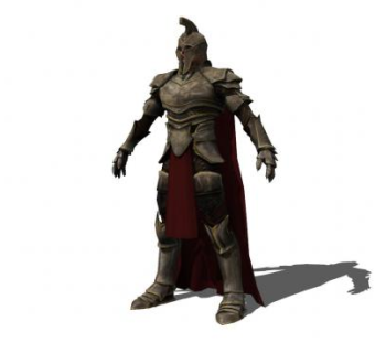 现代骑士人物SU模型下载_sketchup草图大师SKP模型