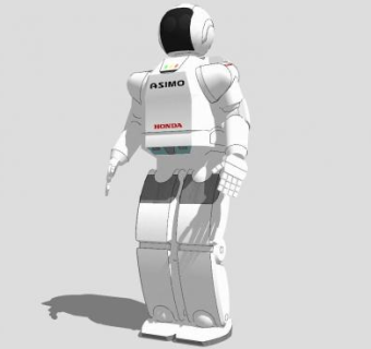 现代机器人人物SU模型下载_sketchup草图大师SKP模型