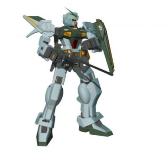 地球联邦军高达人物SU模型下载_sketchup草图大师SKP模型