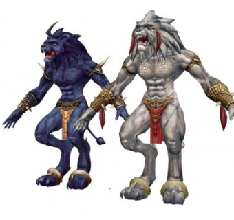 现代魔兽兽人SU模型下载_sketchup草图大师SKP模型