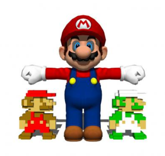 马里奥人物SU模型下载_sketchup草图大师SKP模型