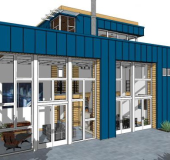 集装箱房屋改造SU模型下载_sketchup草图大师SKP模型