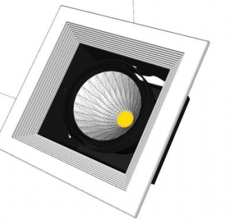 室外射灯su模型下载_sketchup草图大师SKP模型