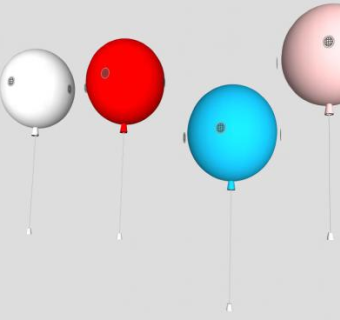 气球灯su模型下载_sketchup草图大师SKP模型