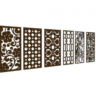 建筑雕花su模型下载_sketchup草图大师SKP模型