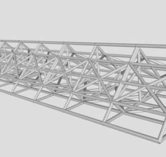 桁架结构的su模型下载_sketchup草图大师SKP模型