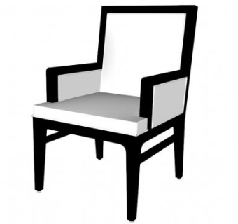 简约现代椅子su模型下载_sketchup草图大师SKP模型